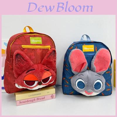 Zootopia Plush Cartoon Animal Backpack With Nick And Judy Plush Doll Decor For Kids And Teens