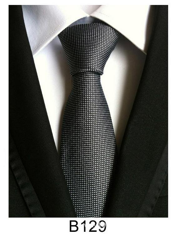 Cravate homme en soie et polyester faite main – Décontractée, formelle ou professionnelle