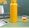 Maternal & Infant 316 Stainless Steel Thermos Pot with Smart Temperature Stewing and Portable Tea Infuser.