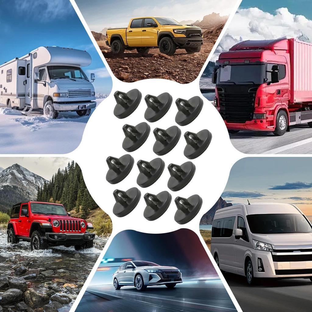 Jeproer Rubber Stopper Brake Pedal, Brake Button Stopper - Button Stopper Auto Truck Replacement