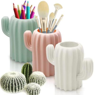 Make-up-Pinsel Aufbewahrungsbox Rasierer Zahnbürstenhalter Kosmetik Lippenstift Schmuck Kaktus Aufbewahrungsständer Badezimmer Schreibtisch Organizer