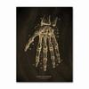 Anatomical Skeleton Chalkboard Poster Kraft Paper Posters DIY Vintage Home Room Medicine Student Decor Medical Art Wall Painting