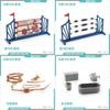 Detailed Static Model Accessories For Farm Scene Including Saddle Barn And Fence Decor