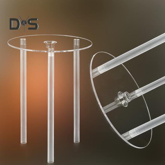 1 Set Waterproof Cake Support Bars Smooth Edges Practical 4 Cake Bases 12 Cake Piling Supports