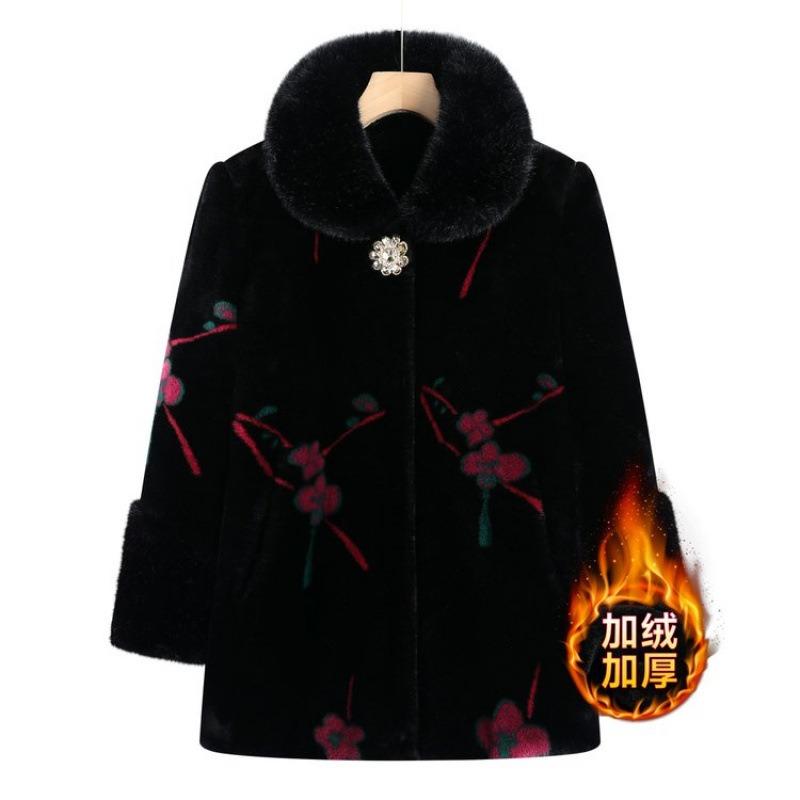 Thickened fleece jacket winter coat clothes cotton coat thermal top