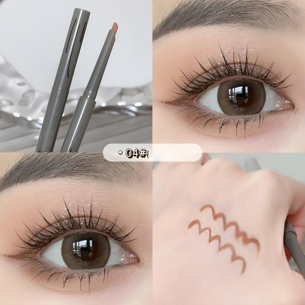 Ultra-fine Liquid Lying Silkworm Eyelash Pen Brown Gray Matte Eyeliner Pencil Smooth Lasting Eye Shadow Highlighter Stick Makeup