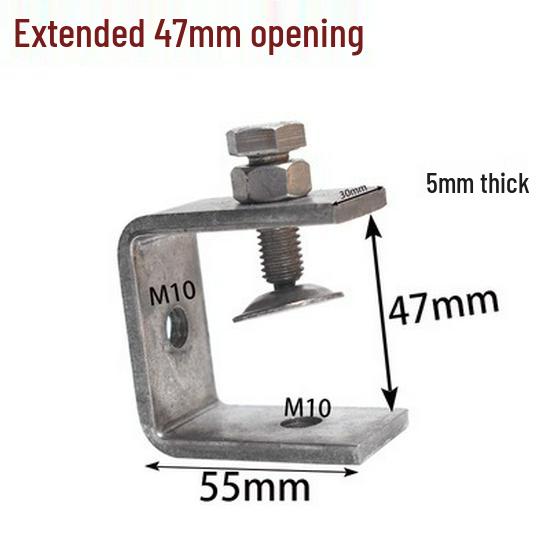C304 Tiger Claw U-Shaped Stainless Steel Pipe Clamp