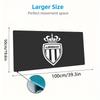 AS Monaco FC2 Print  Cushion Non-slip Laptop Tablet Big Mousepad XXL Mat Mini PC Playmat With Lock edge
