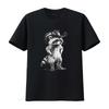 Racoon Cowboy Funny Meme T Shirt Unique Design for Western Fashion Lovers Vintage Washed Streetwear Fashion Stretched Homme