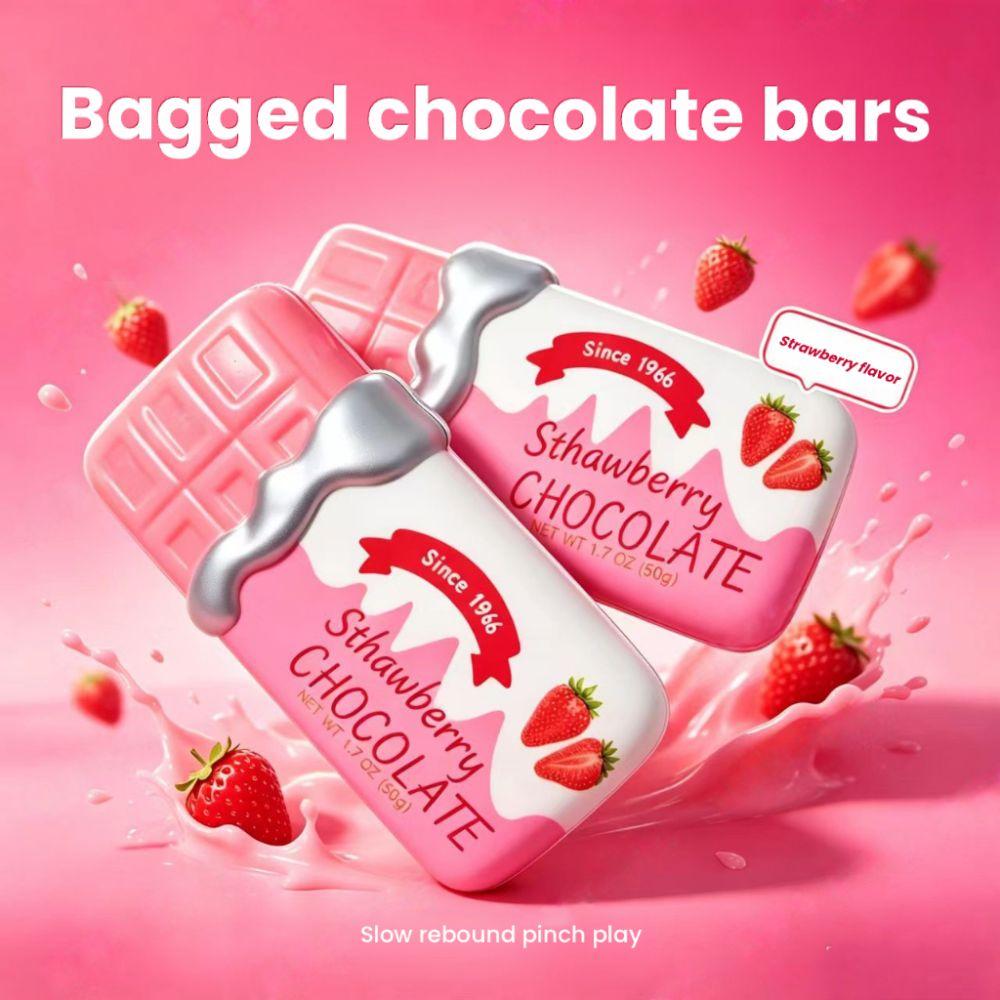 Slow Rising Chocolate Squeeze Fidget Toy Soft Stress Relief Toy for Kids and Adults