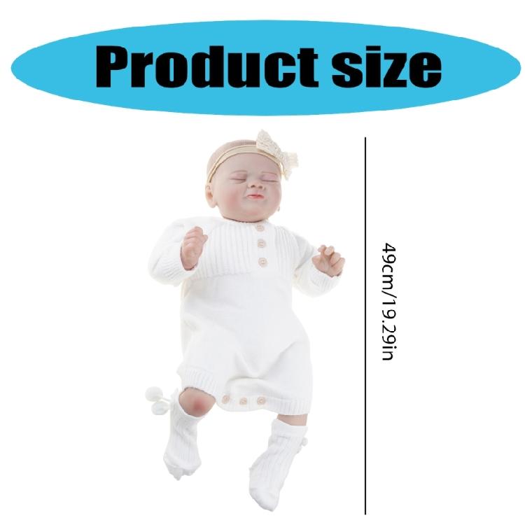 18Inch Reborns Baby Newborn Sleeping Doll Realistic Cute Doll with Clothes