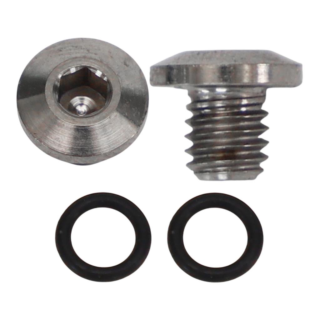 High Performance Bicycle Bleed Screw Kit 2pcs with O Rings for Brake Systems