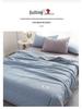 Cotton Solid Color Summer Quilt - Lightweight & Breathable for Dorms and Homes