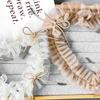 Irregular Mesh Pleated Lace Handmade Bow Heart-Shaped Decal Clothing Cloth Sticker Corsage
