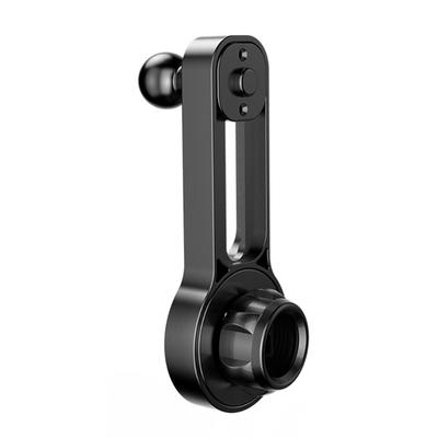 Adattatore Braccio Estensibile Snodo Sferico Rotante da 17mm Adatto per Supporto Telefono Auto e Supporto di Navigazione Con Rotazione Regolabile