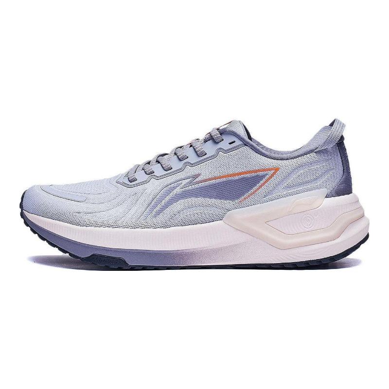 Li-Ning Yueying 3.0 Comfort Fabric TPU Shock Absorbing Breathable Support Low Top Men Running Shoes Pigeon Gray ARHT019-14 43
