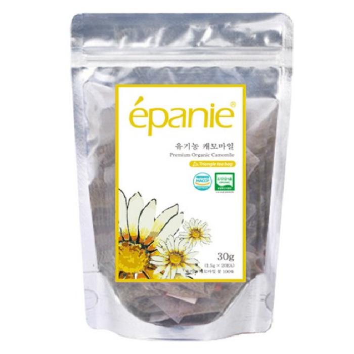 Epanie ekologiškos ramunėlių žolės trikampio formos arbatos maišelis 1,5 g x 20 vnt.