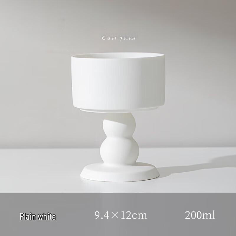 French Vintage Ceramic Candle Holder