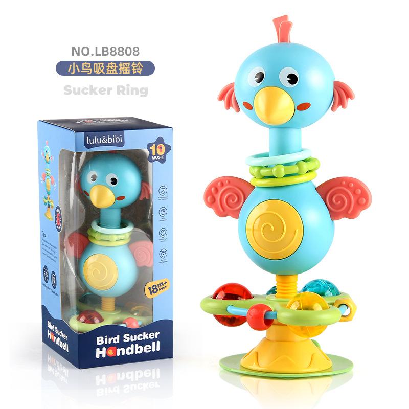 Source Infant Table And Chair Suction Cup Dining Table Rattle Grasp Soothing Toy Baby Toothpaste Rattle