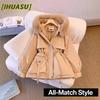 Women's Fashion Casual Fall Winter Solid Color Print Long Sleeve Jackets & Coats Down Coats