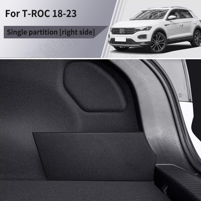 Suitable For Volkswagen T-ROC 2018-2023 Leling Trunk Partition Interior Decoration Car Supplies Storage and Storage Box
