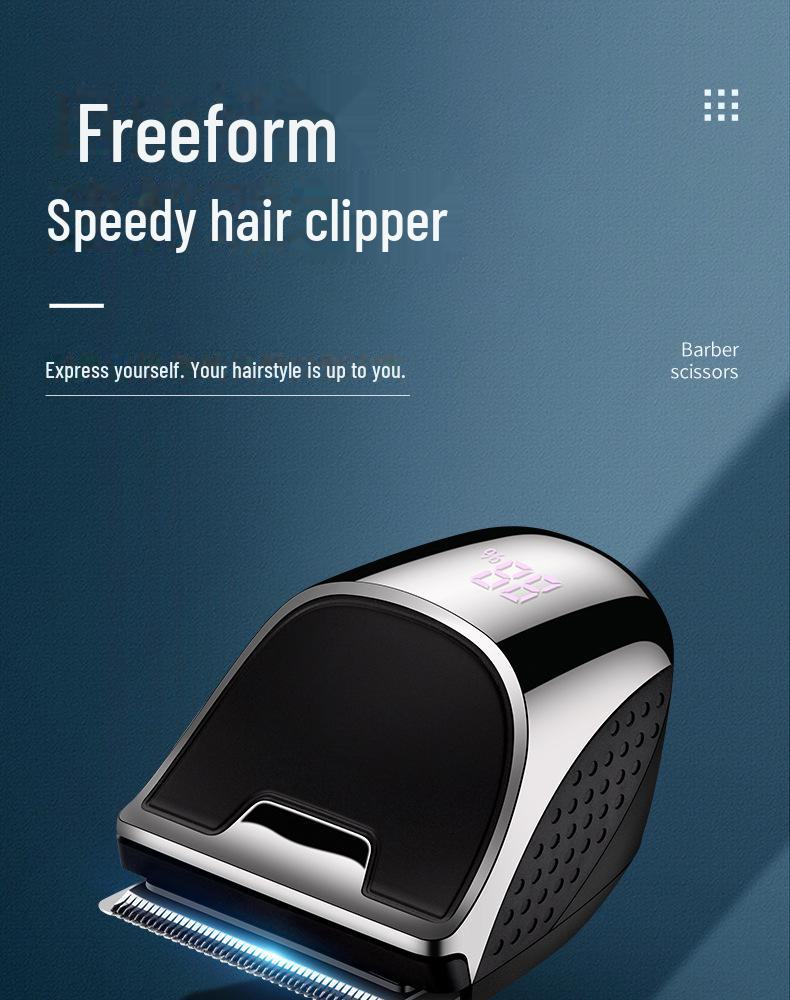 Rechargeable Electric Hair Clipper with Zero Blade for Men