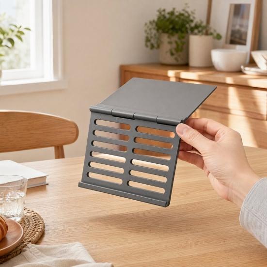 Mahjong Card Holder for Table 3D Printed Angled Viewing Display Rack Under-Mat Slide-in