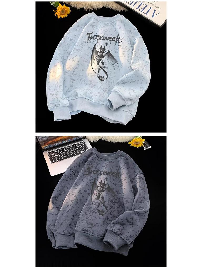 Unisex Hong Kong Tie-Dye Hoodie: Trendy, Casual, and Versatile Fashion for Couples