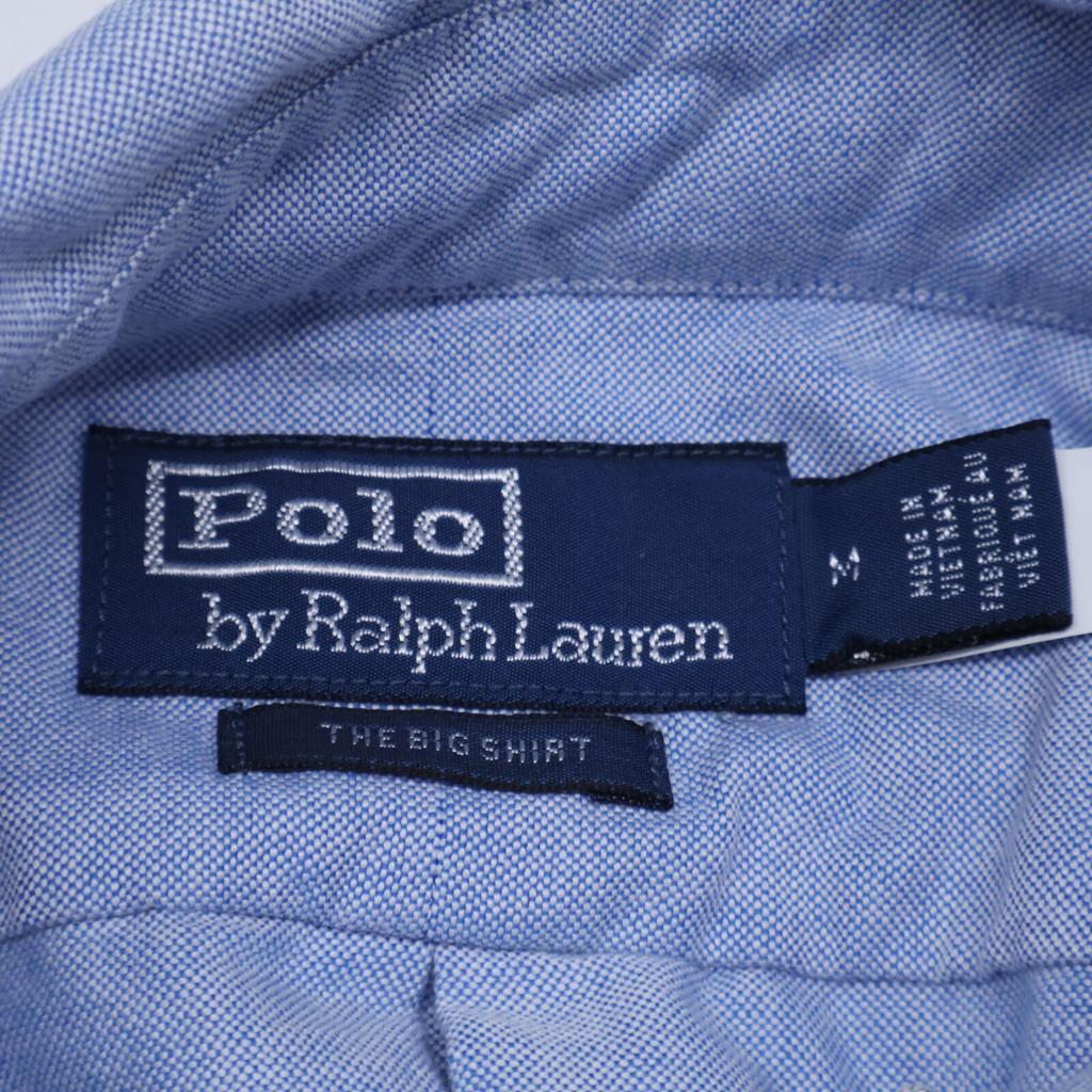 Polo Ralph Lauren Blue Cubdpppks THE BIG SHIAT L/S BD Shirt Tops M blueUsed