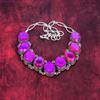 Faceted Pink Topaz Handmade Gemstone Necklace, 925 Solid Sterling Silver Necklace Antique Jewelry, For Engagement Gift
