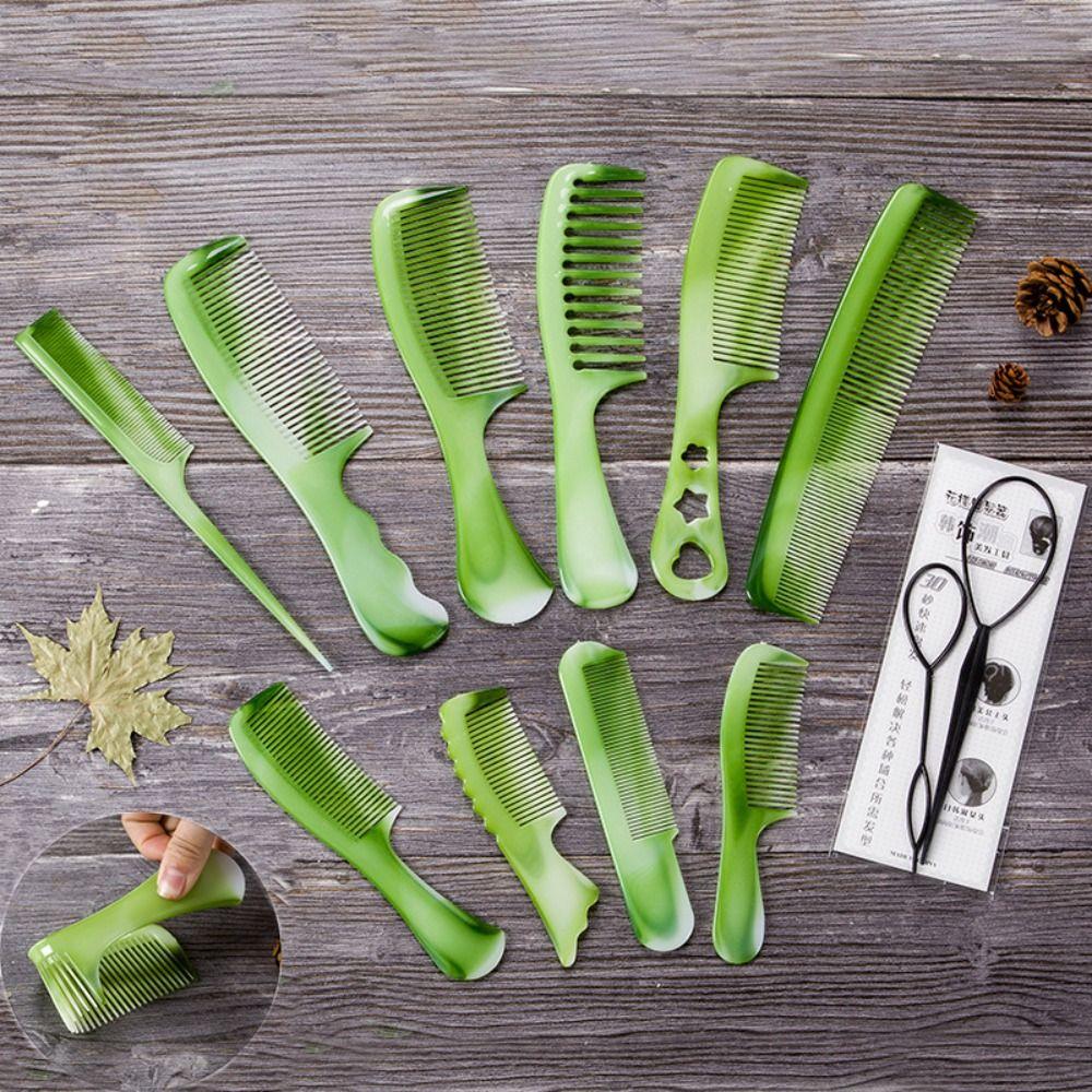 

10pcs/set Massage Beef Tendon Combs Anti-Static Ox Sinew Comb Department Store