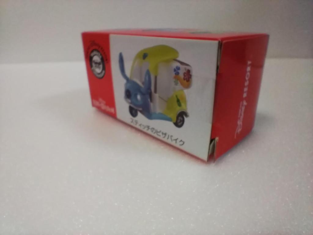 Tomica Stitch Pizza Bike Made in Vietnam Minicar,
