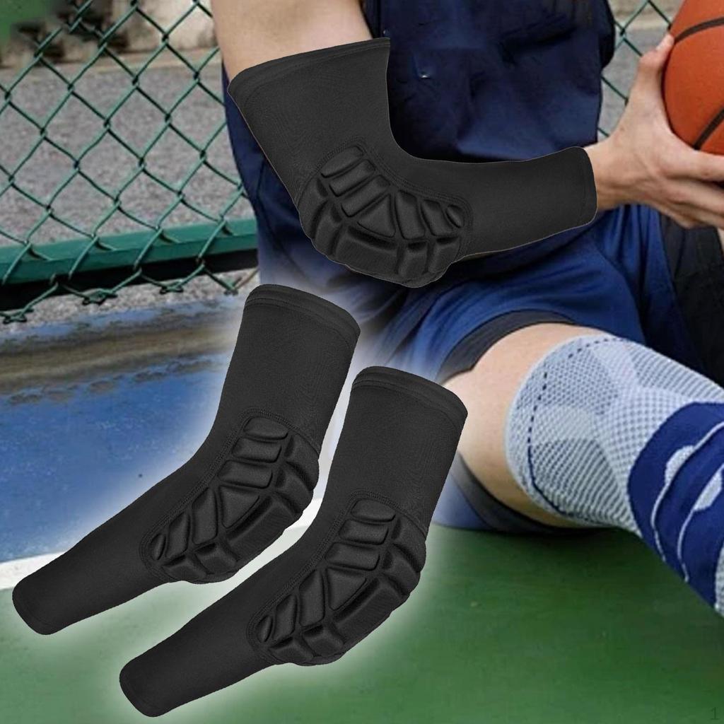 Elastic Elbow Protective Sleeve Impact Protection Gear for Baseball Cycling Football Skating