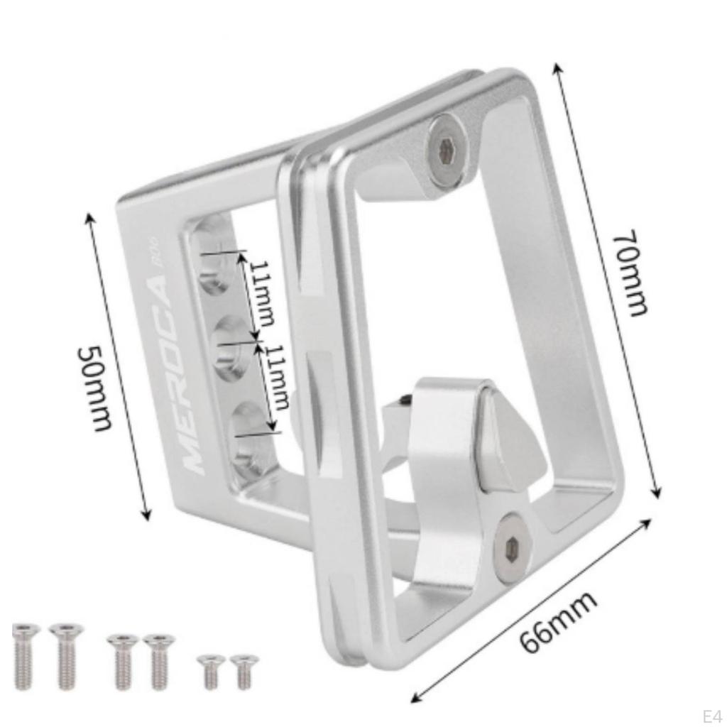 Folding Bike Front Carrier Block FastRelease Cycle 3Hole Bag Mount