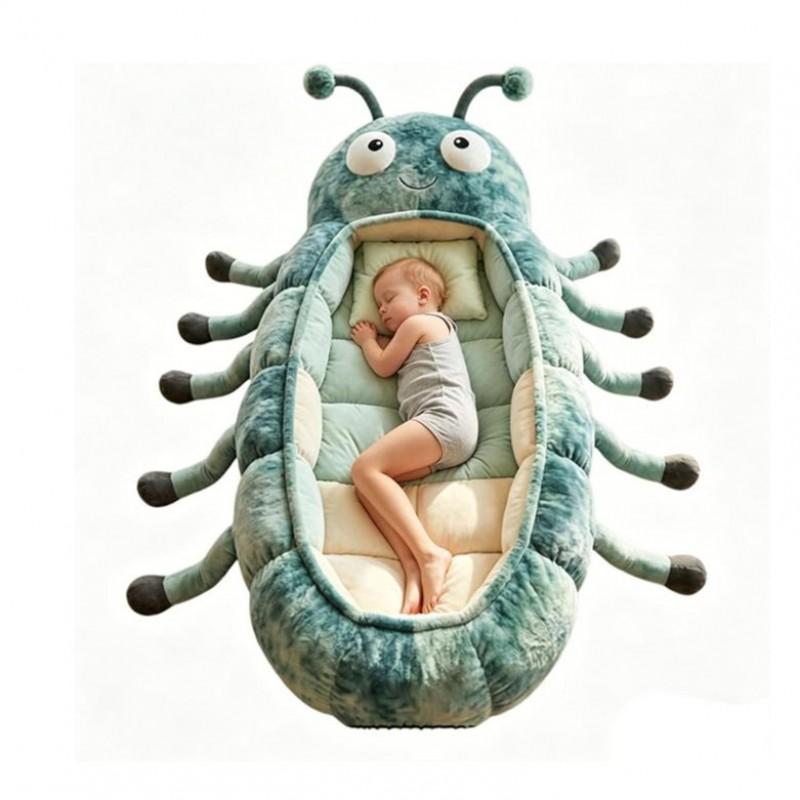 Cartoon Caterpillar Sleeping Bag Soft Comfortable Sleep Kids Adults 80x180cm