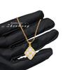 Vintage Style Pink Mother-of-Pearl Jewelry Set With Clover Charm Necklace Bracelet Ring Earrings Women