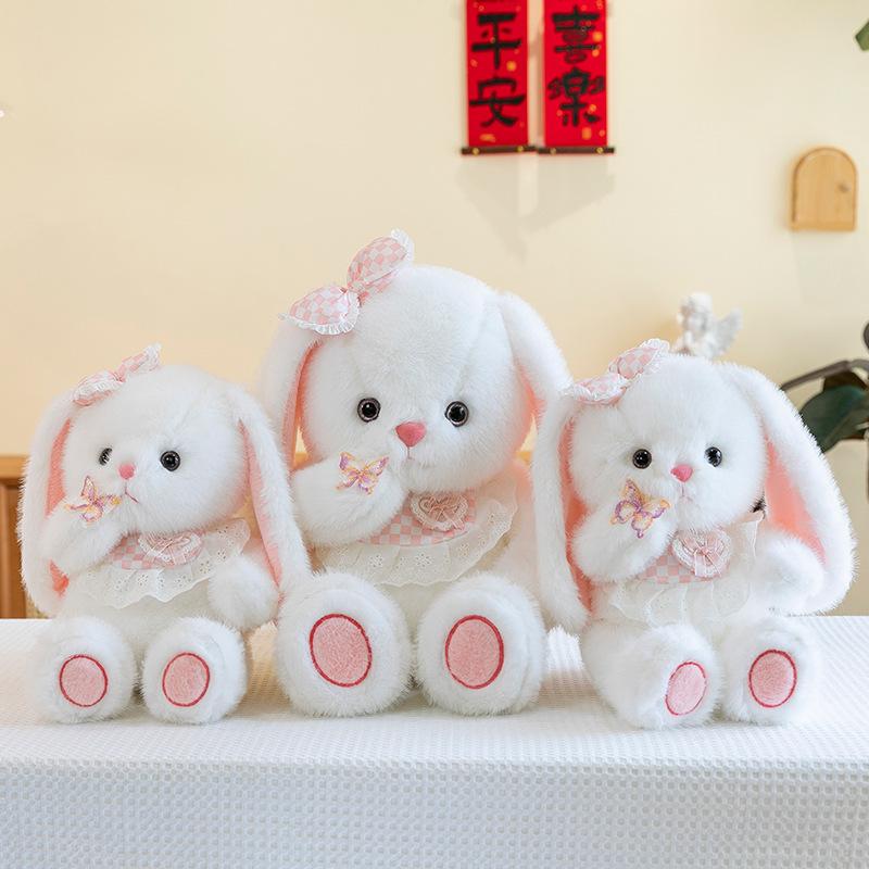 Toy Bunny Plush Cute Cartoon Butterfly Girl Children Birthday Holiday Doll Gift