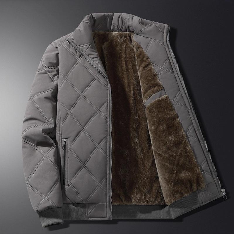 Parka invernali casual caldi giacche outdoor collo alto antivento abbigliamento maschile ispessito comodi cappotti di cotone