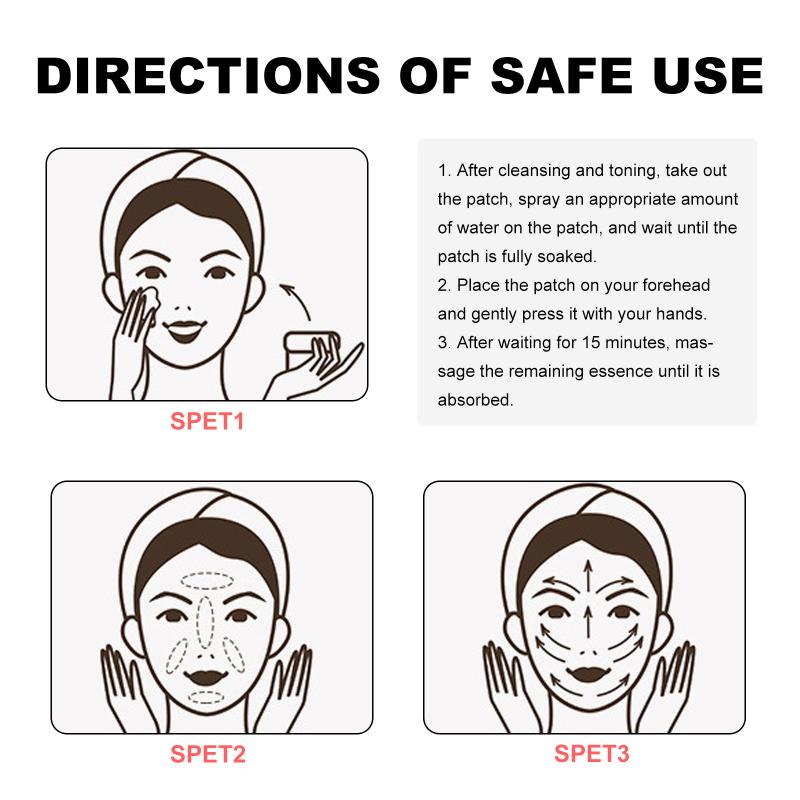 Collagen Cheek Patch Water Soluble Wrinkle Remover Face Lifting Moisturizing Anti Aging Skin Care Pads for Women