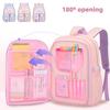 Elementary School Backpack for Grades 3-6 Ergonomic Waterproof Lightweight Schoolbag Multi-functional Refrigerator-style Student Backpack