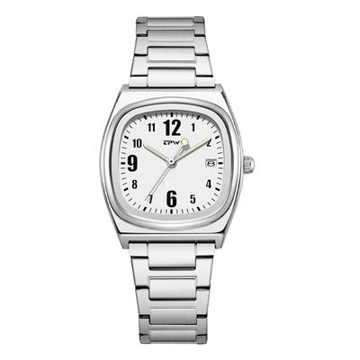 Square Watch Women Calendar Luminous Analog Display Cute Fashion Stainless Steel Band Waterproof Quartz Wristwatch Fashion Accessory - Birthday
