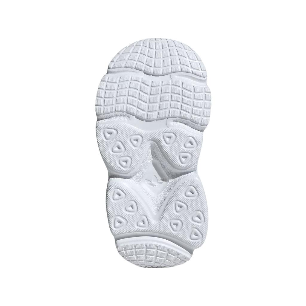 Hello Kitty x adidas Ozmillen Elastische Schnürung I Weiß Leuchtblau Grau Babysneaker Wolkenweiß Grau-Eins IF7030