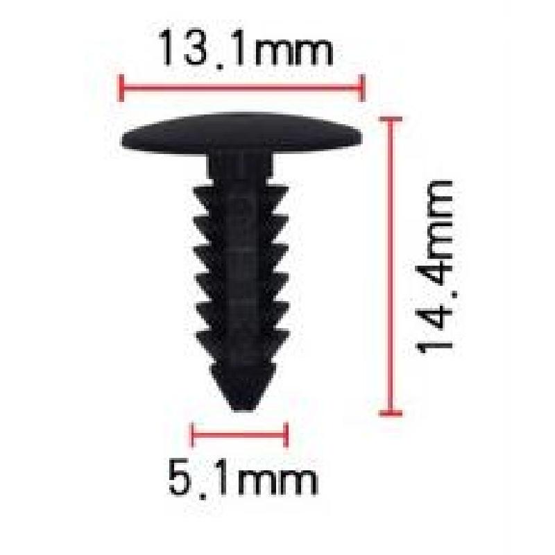 Universal Car Rear Trunk Interior Roof Trim Panel Moulding Clip Clips Fasteners