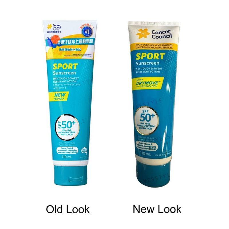 Cancer Council - Sport Sonnencreme Dry Touch & Schweißresistent Lotion LSF 50+