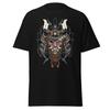 Cybernetic Samurai Helmet T-Shirt, Futuristic Shogun Warrior Tee, Japanese Demon Armor Art Shirt, Unisex T-Shirt