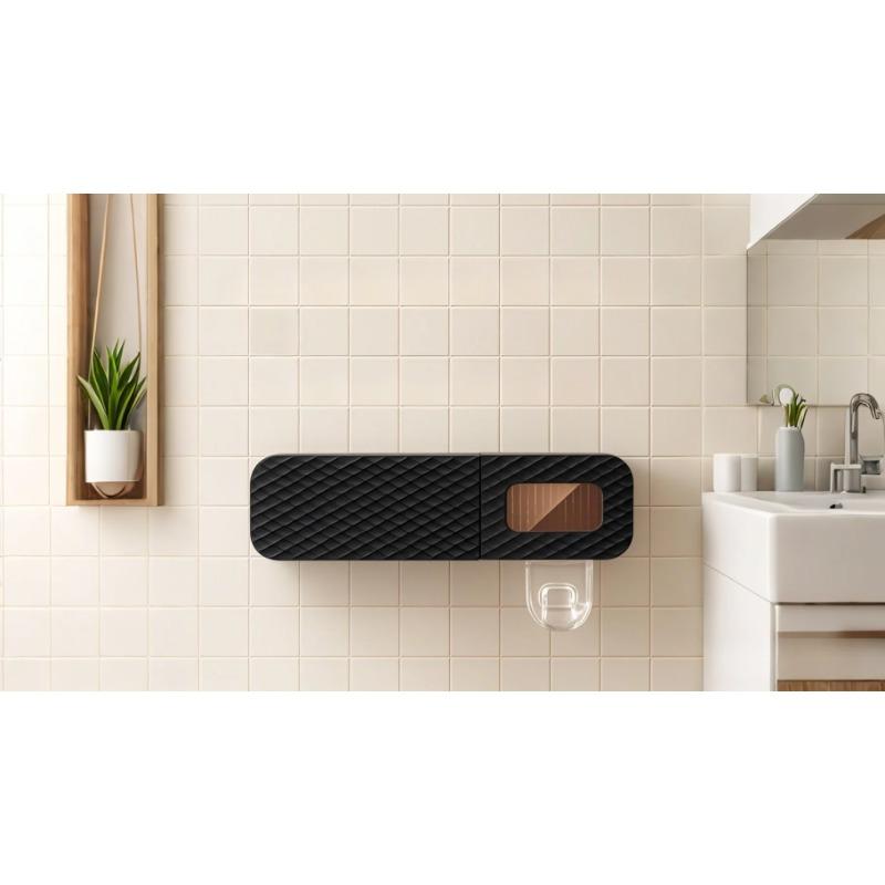 Toothbrush Holder Wall Mounted Automatic Toothpaste Squeezer Storage Rack Bathroom Accessories Toothpaste Dispenser