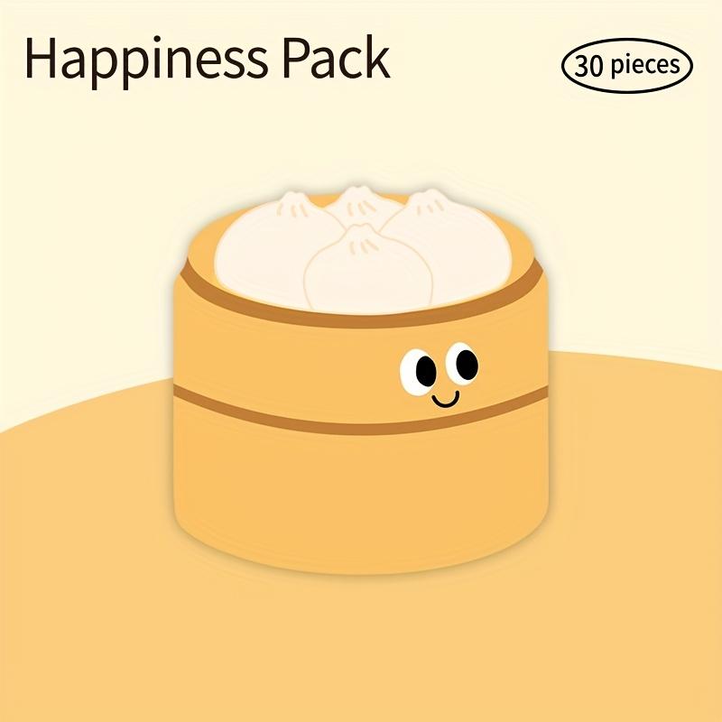 

Adorable Food-Shaped Sticky Notes - Funny Cartoon Designs, Perfect for Reminders and Studying