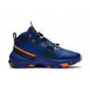 Li-Ning Shock Absorbing Non-Slip Wear-Resistant Rebound Mid-Top Basketball Shoes Kids sneaker Blue YKBS078-15