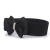 1 Solid Casual Cute Belt Shiny Rhinestone Bow Elastic with Dress Women's Belt