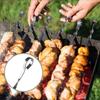 ZISIZ Stainless Steel BBQ Skewer Set